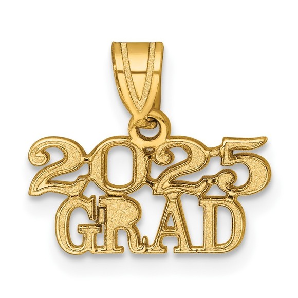 Million Charms 14k Yellow Gold Polished 2025 GRAD Necklace Charm Pendant